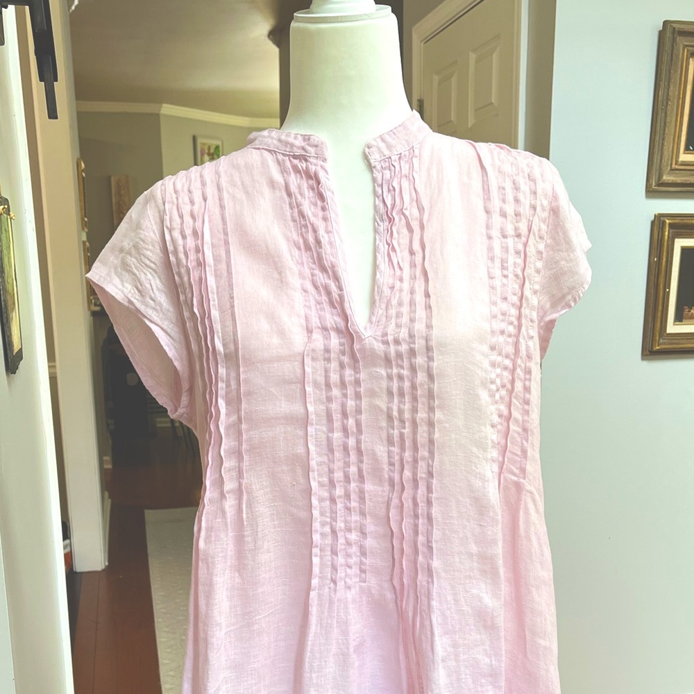 CPShades baby doll linen dress/coverup/shirt